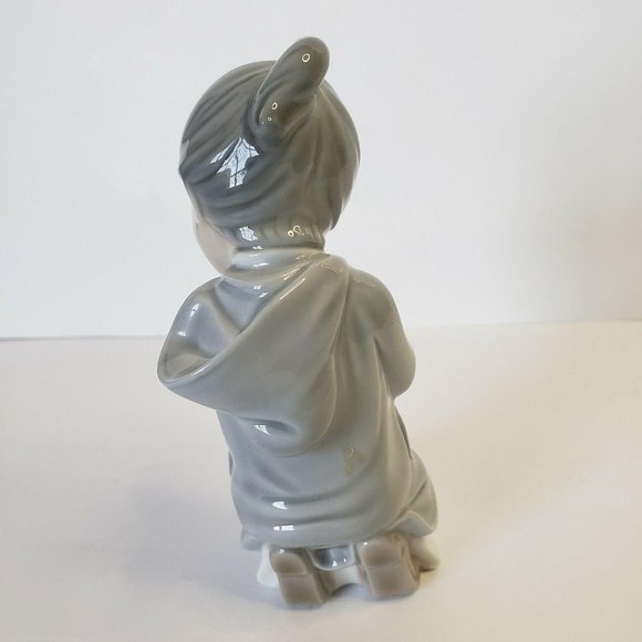 LLADRO NAO PORCELAIN CELESTIAL PRAYER Girl PRAYING rare - Picture 5 of 12